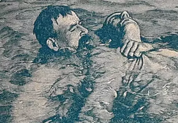 Homme sauvé de la noyade